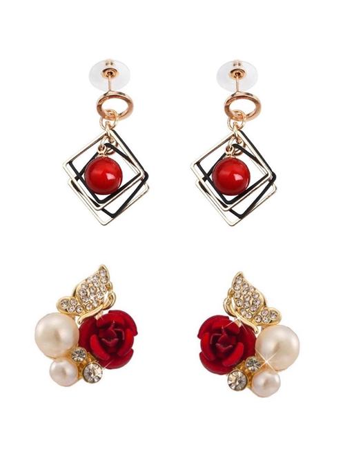 multi colored metal combo's. earring - 17398212 - Standard Image - 1