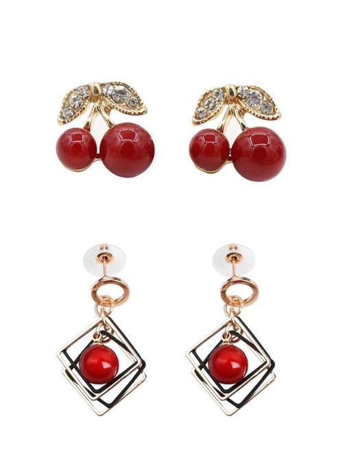 multi colored metal combo's. earring - 17398213 - Standard Image - 1