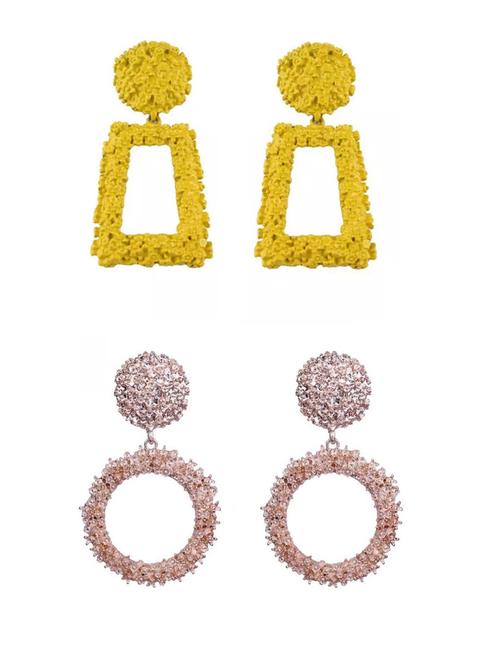multi colored metal combo's. earring - 17398225 - Standard Image - 1