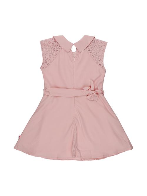pink solid frock - 17398246 - Standard Image - 1