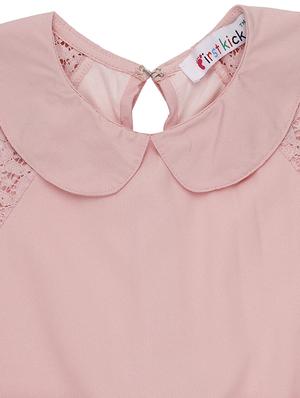 pink solid frock - 17398246 - Standard Image - 3