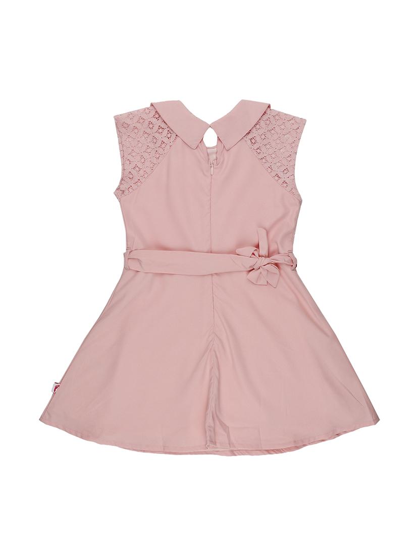 pink solid frock - 17398246 - Zoom Image - 1