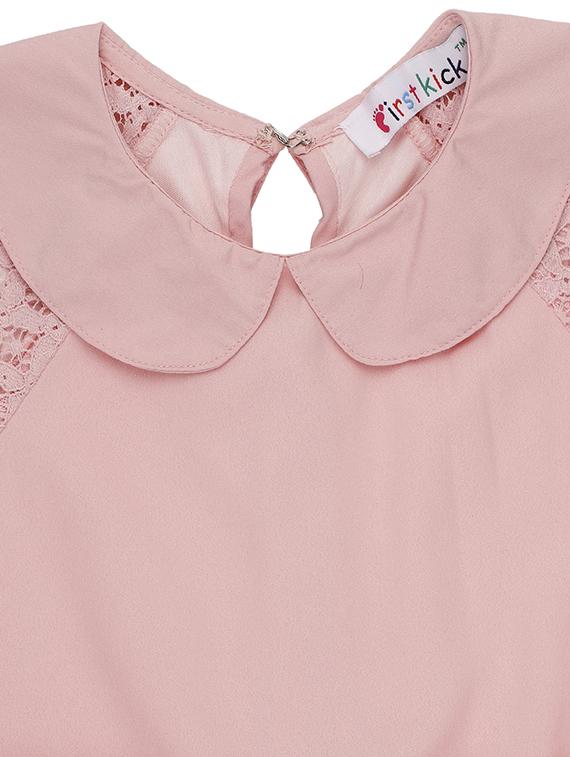 pink solid frock - 17398246 - Zoom Image - 3