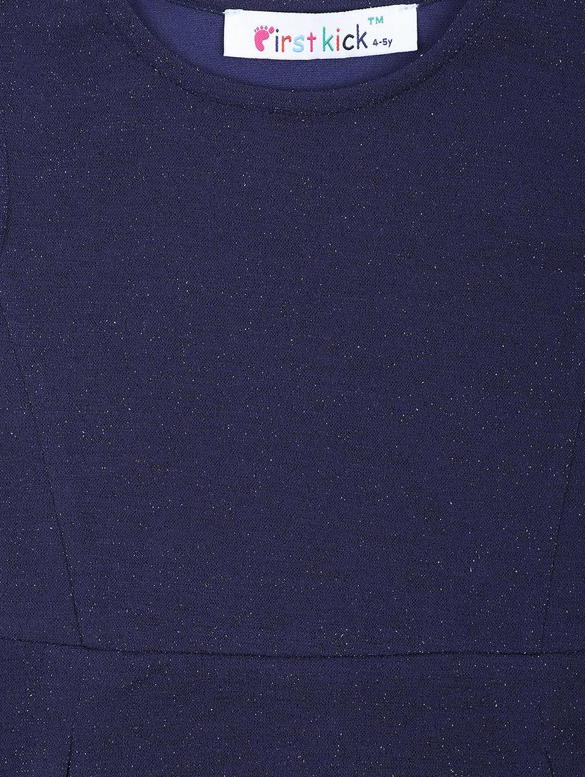 blue polyester peplum top - 17398252 - Zoom Image - 3
