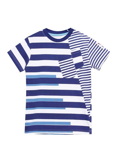 navy blue cotton tshirt - 17398258 - Standard Image - 1