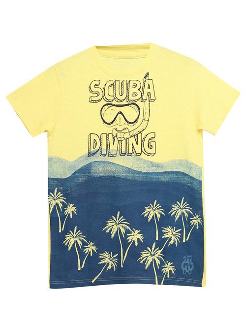 yellow cotton tshirt - 17398259 - Standard Image - 1