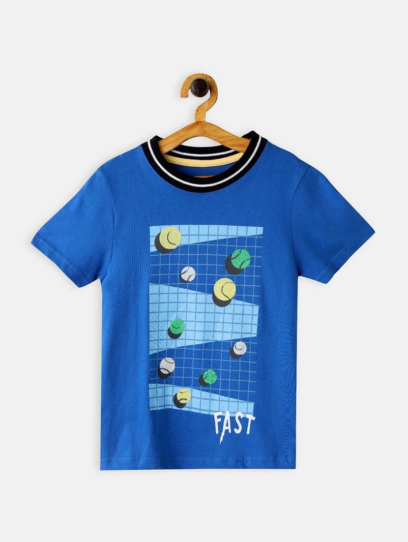blue cotton tshirt - 17398260 - Zoom Image - 1