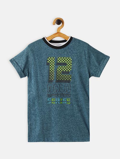 blue cotton tshirt - 17398266 - Standard Image - 1