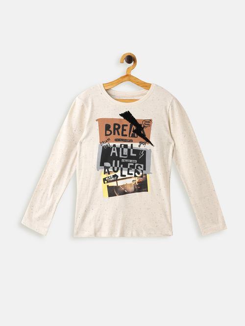 white cotton tshirt - 17398269 - Standard Image - 1