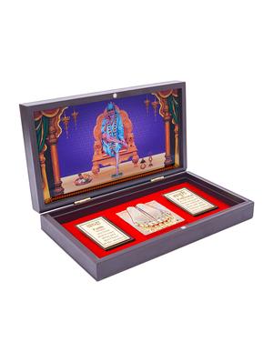 24 ct gold foil sai baba pooja box - 17398289 - Standard Image - 3