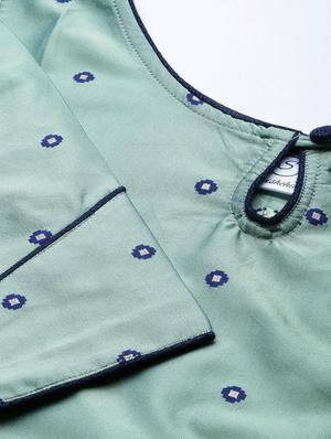 self-design art silk straight kurta - 17398424 - Standard Image - 4
