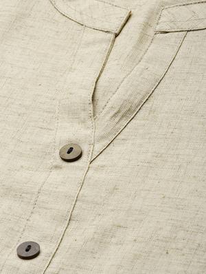 solid straight kurta - 17398432 - Standard Image - 4