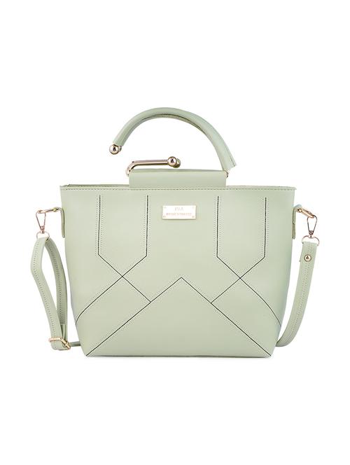 grey leatherette (pu) regular handbag - 17398461 - Very Small Image - 1