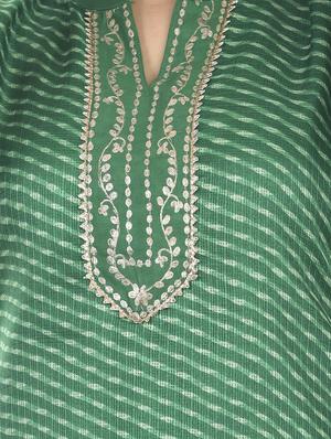 leheriya print straight kurta - 17398630 - Standard Image - 4
