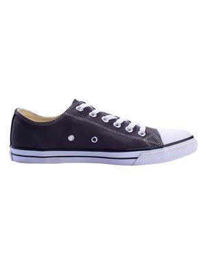 grey canvas lace up sneakers - 17399055 - Standard Image - 2