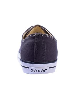 grey canvas lace up sneakers - 17399055 - Standard Image - 3