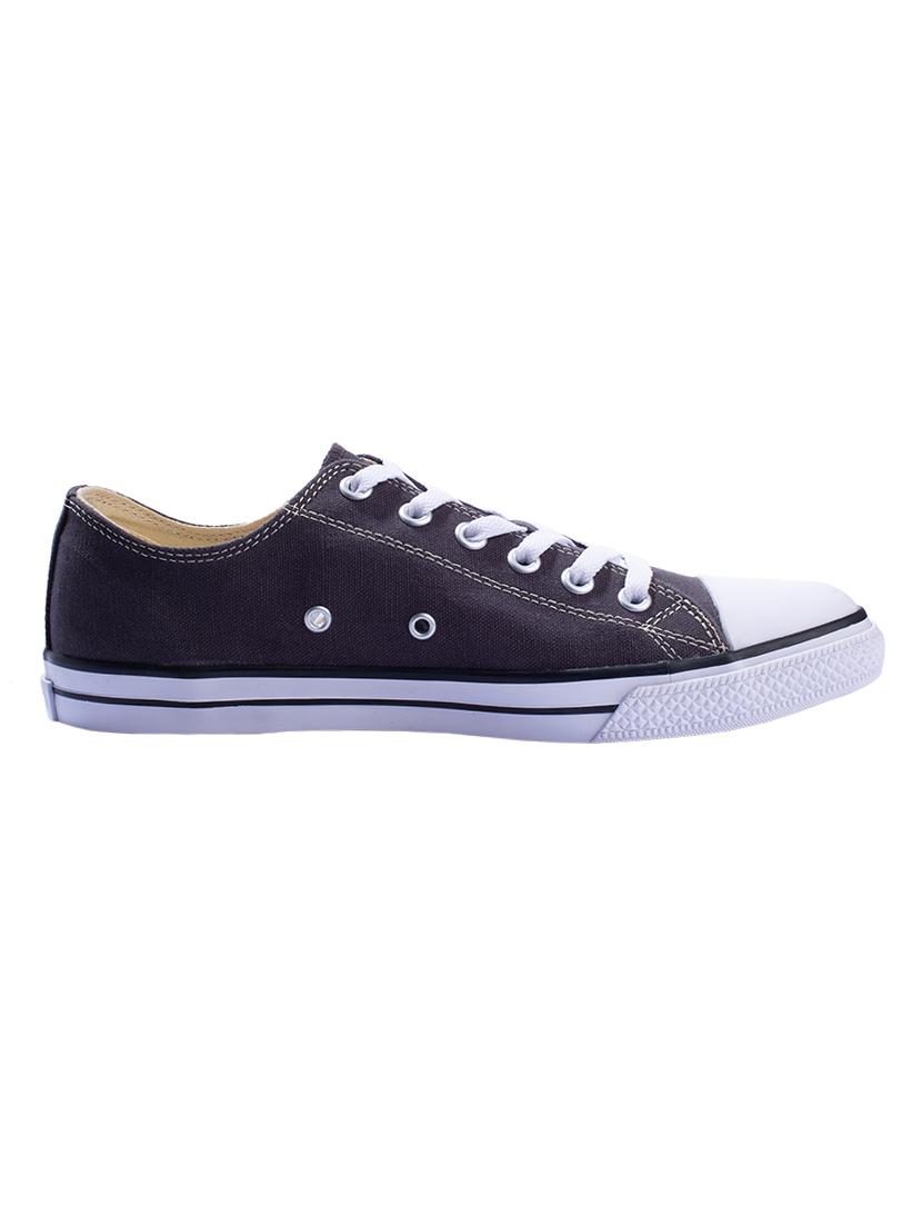 grey canvas lace up sneakers - 17399055 - Zoom Image - 2