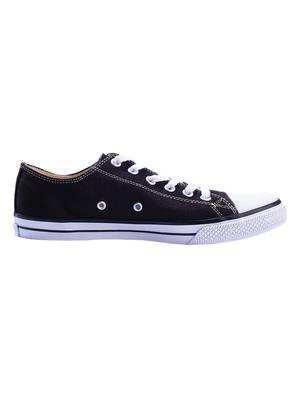black canvas lace up sneakers - 17399056 - Standard Image - 2