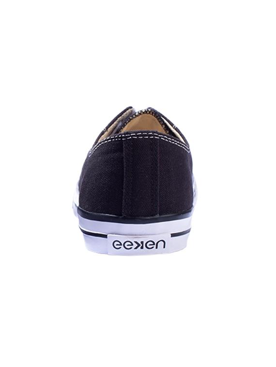 black canvas lace up sneakers - 17399056 - Zoom Image - 3