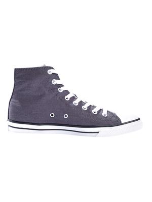 grey canvas lace up sneakers - 17399058 - Standard Image - 2