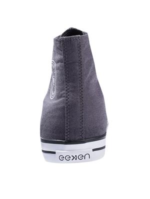 grey canvas lace up sneakers - 17399058 - Standard Image - 3