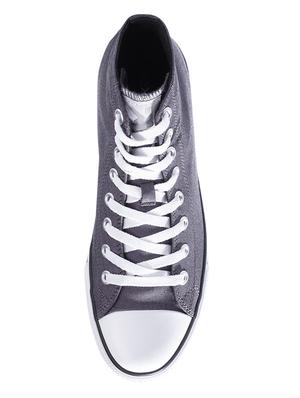 grey canvas lace up sneakers - 17399058 - Standard Image - 4