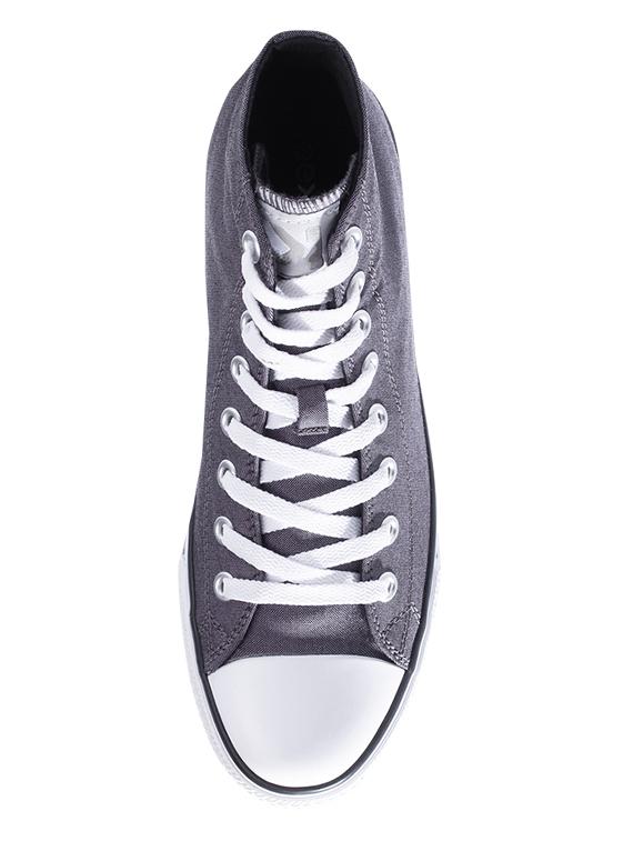 grey canvas lace up sneakers - 17399058 - Zoom Image - 4