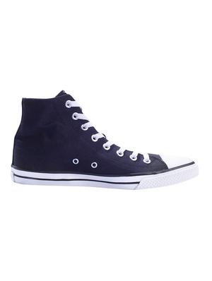 black canvas lace up sneakers - 17399059 - Standard Image - 2