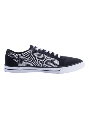 black canvas lace up sneakers - 17399061 - Standard Image - 2