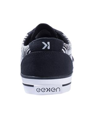 black canvas lace up sneakers - 17399061 - Standard Image - 3
