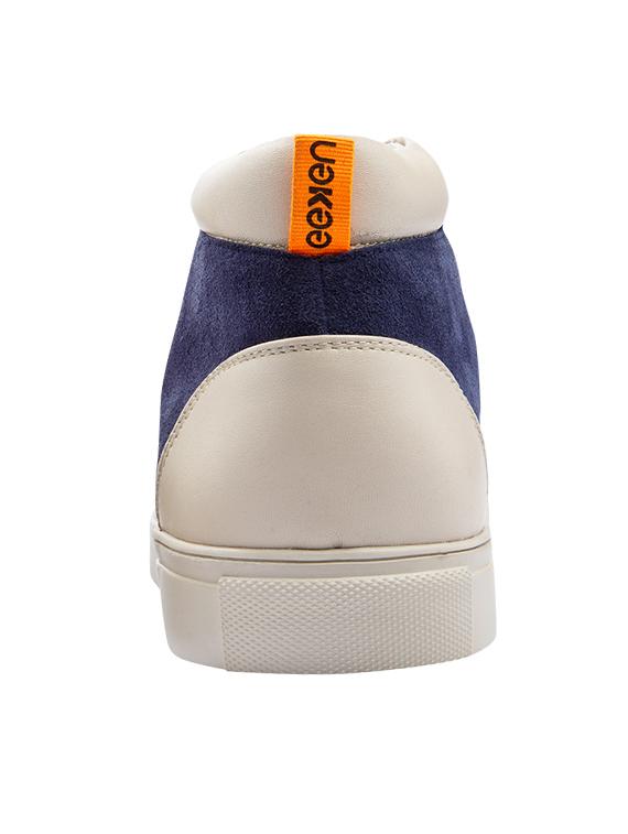 blue leather lace up sneakers - 17399069 - Zoom Image - 3