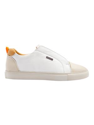 white leather lace up sneakers - 17399074 - Standard Image - 2