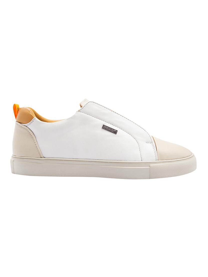 white leather lace up sneakers - 17399074 - Zoom Image - 2