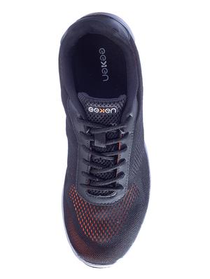 black mesh & synthetic lace up sneakers - 17399078 - Standard Image - 4