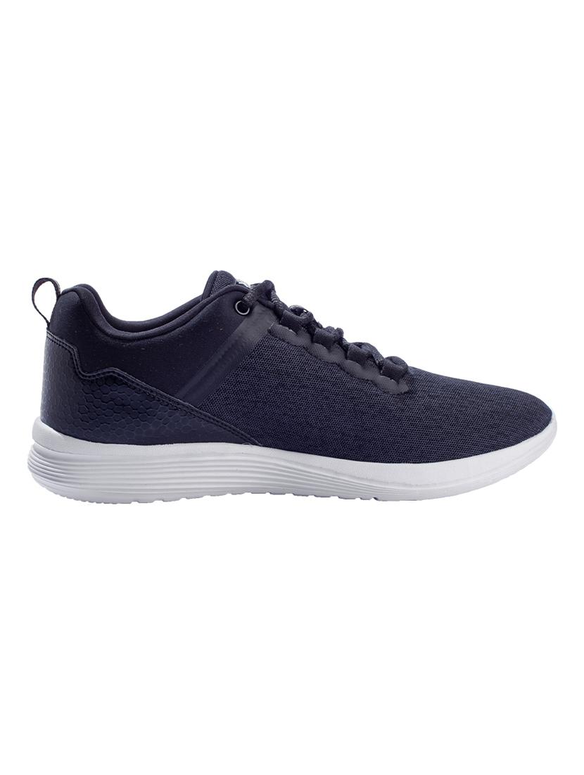 black mesh & synthetic lace up sneakers - 17399083 - Zoom Image - 2