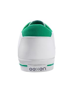white canvas lace up sneakers - 17399087 - Standard Image - 3