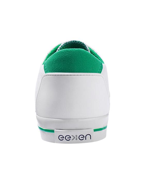 white canvas lace up sneakers - 17399087 - Zoom Image - 3