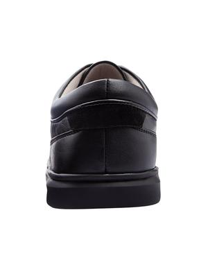 black leather lace up sneakers - 17399159 - Standard Image - 3