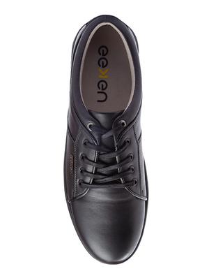 black leather lace up sneakers - 17399159 - Standard Image - 4