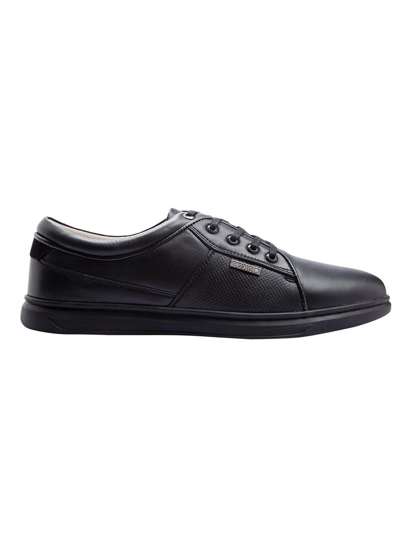 black leather lace up sneakers - 17399159 - Zoom Image - 2