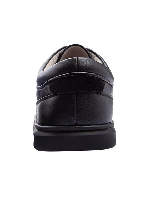 black leather lace up sneakers - 17399159 - Zoom Image - 3