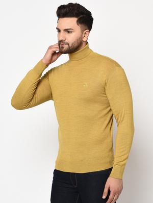 beige solid pullover - 17399336 - Standard Image - 2