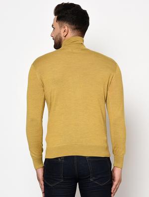 beige solid pullover - 17399336 - Standard Image - 3