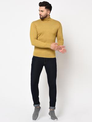 beige solid pullover - 17399336 - Standard Image - 4