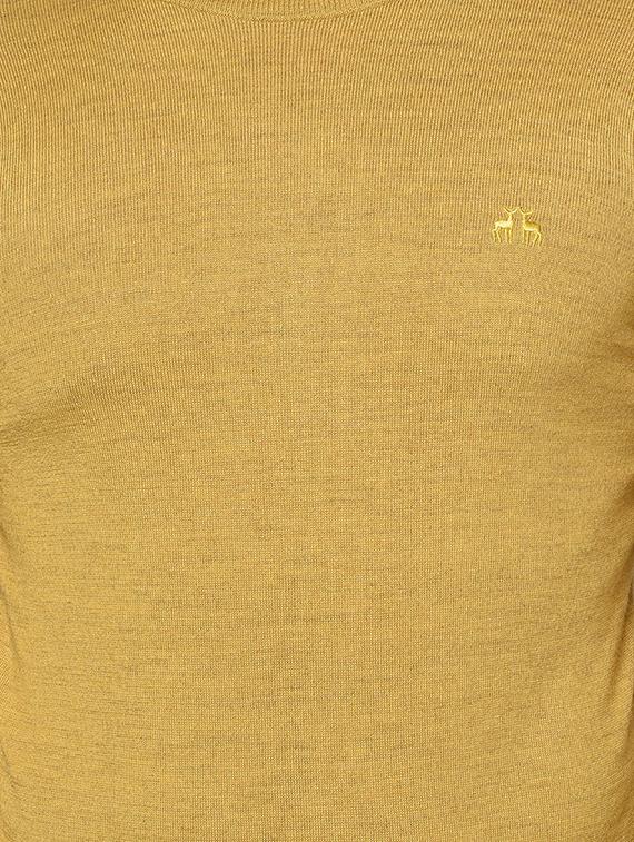 beige solid pullover - 17399336 - Zoom Image - 5