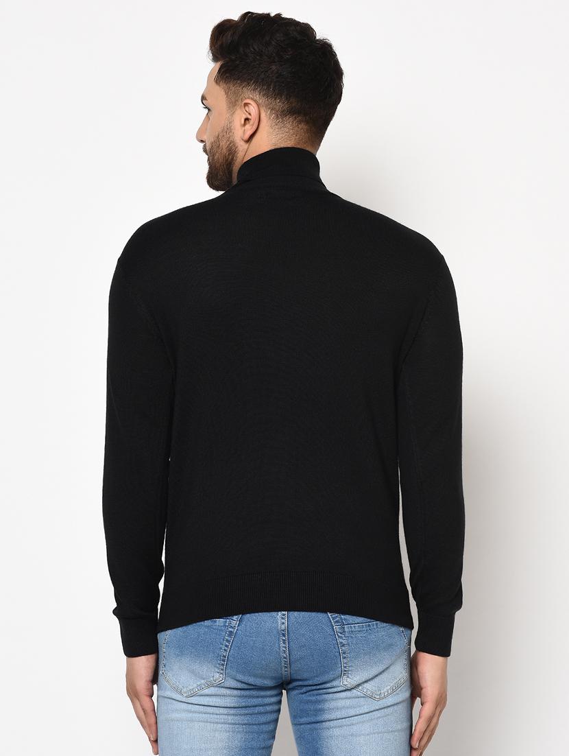 black solid pullover - 17399337 - Zoom Image - 3