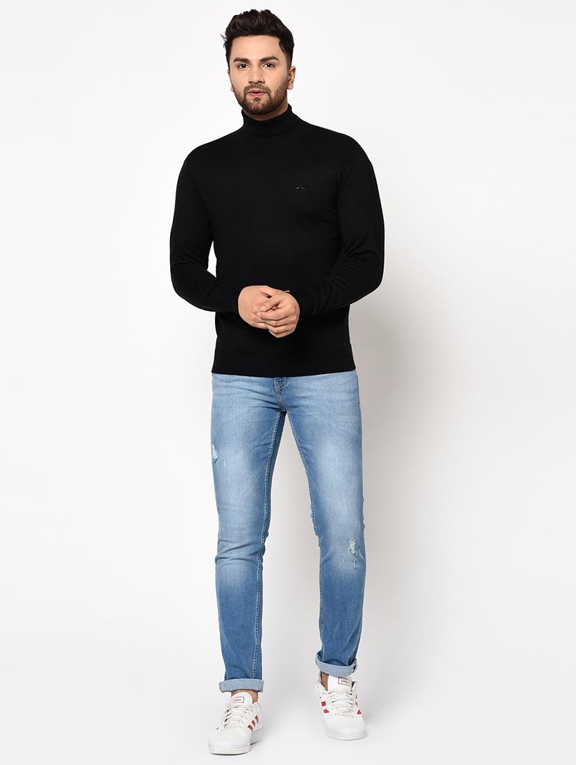 black solid pullover - 17399337 - Zoom Image - 4