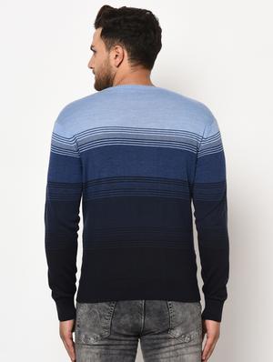 navy blue striped pullover - 17399349 - Standard Image - 3