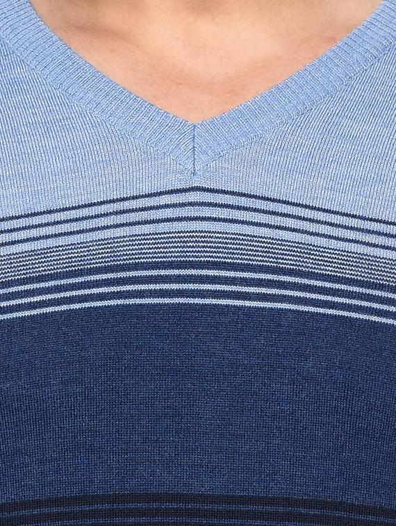 navy blue striped pullover - 17399349 - Zoom Image - 5