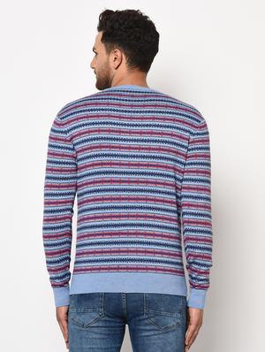 blue striped pullover - 17399356 - Standard Image - 3